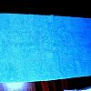 Badteppich, gross 1,30 m lang, Farbe blau
