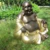Gl?cksbuddha, Buddha mit Kette 60 cm hoch incl.Anlieferung